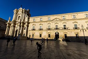 Syracuse Cathedral, UNESCO World Heritage Site, Syracuse, Sicily, Italy, Mediterranean Syracuse Cathedral, UNESCO World Heritage Site, Syracuse, Sicily, Italy, Mediterranean