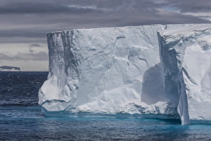 Polar Regions Travel Destination Prints: Tabular iceberg in the Gerlache Strait, Antarctica, Polar Regions