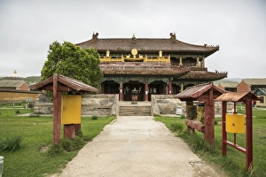 Temple in Amarbayasgalant Monastery, Mount Buren-Khaan, Baruunburen district, Selenge province Temple in Amarbayasgalant Monastery, Mount Buren-Khaan, Baruunburen district, Selenge province