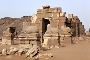 African Travel Destination Prints: The Temple of Amun