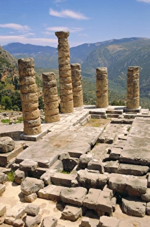 Ancient Greece Landmarks Prints: Temple of Apollo