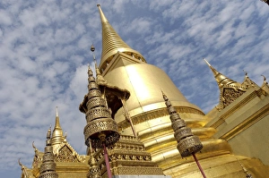 Buddhist Temple Exterior Prints: The Temple of the Emerald Buddha