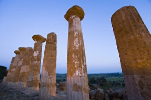 Agrigento Valley Of The Temples Prints: Temple of Heracles