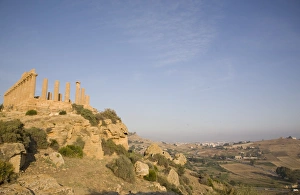 Valley Of The Temples Sicily Prints: Temple of Juno, Valley of the Temples, Agrigento, UNESCO World Heritage Site