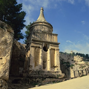 Jerusalem Israel Landmarks Prints: Temple, Mount of Olives