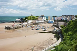 Tenby Harbour Print, Pembrokeshire, Wales