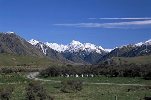 South Island Scenic View Prints: Two Thumbs Range