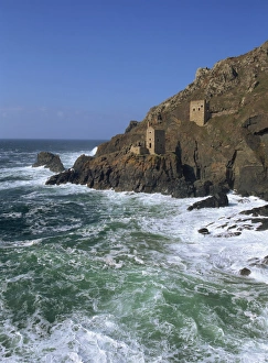Tin mine, Botallack, Cornwall, England, United Kingdom, Europe Tin mine, Botallack, Cornwall, England, United Kingdom, Europe