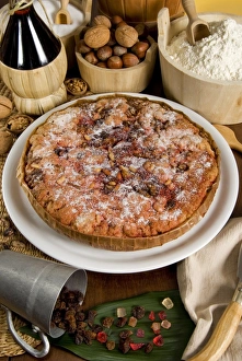 Dried Fruit Desserts Prints: Torta Briaca (Drunk Cake)