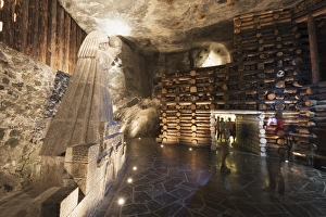 Tourist route, Wieliczka Salt Mine, UNESCO World Heritage Site, Krakow, Malopolska, Poland, Europe Tourist route, Wieliczka Salt Mine, UNESCO World Heritage Site, Krakow, Malopolska, Poland, Europe