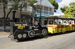 Florida Travel Destination Prints: Tourist train