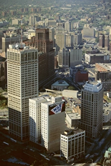 High Angle View Of Cities Prints: Tower blocks