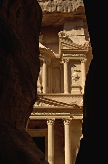 Ancient Jordan Ruins Prints: The Treasury building