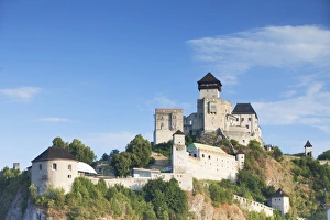 Prints of Trencin Castle, Trencin, Trencin Region, Slovakia, Europe Slovakia Prints: Trencin Castle Print, Slovakia, Europe