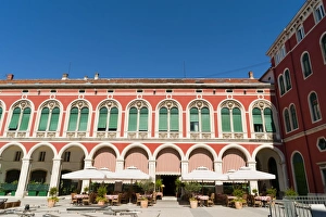 Prints of Trg Brace Radica square, Split, region of Dalmatia, Croatia, Europe Split Prints: Trg Brace Radica Square Print, Split, Croatia