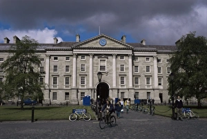 Western Europe Travel Destination Prints: Trinity College