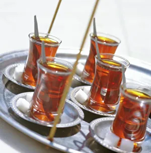 Images Dated 29th August 2008: Turkish Tea Print, a photograph of Turkish tea