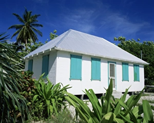 Colorful Building Exterior Prints: Typical cottage