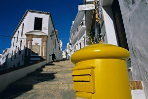 Village Prints: Typical Street Scene Print, Frigiliana Village