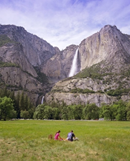 Daytime Outdoor Scene Prints: Upper Yosemite Falls