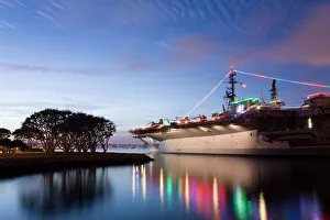Warship Prints: WorldInPrint San Diego USS Midway Aircraft Carrier Museum Print