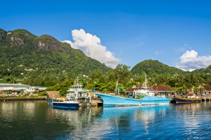 Victoria Harbour, Mahe, Republic of Seychelles, Indian Ocean, Africa Victoria Harbour, Mahe, Republic of Seychelles, Indian Ocean, Africa