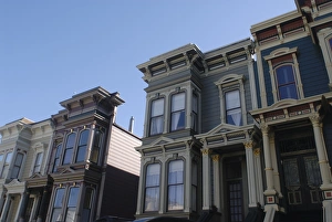 North America Cityscape Images Prints: Victorian homes