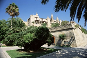 European Union Travel Guide Prints: View to Almudaina Palace