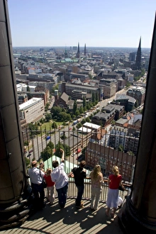 Germany Travel Images Prints: A view over the city from Michaeliskirche