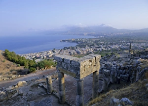 Sicily Coastline Prints: View of the coast
