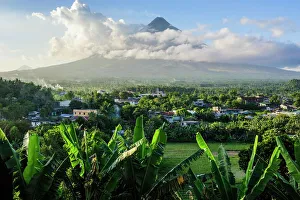 Mountain Prints: View from Daraga Church to Mount Mayon Print