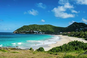 View over Flamand Beach, St. Barth (Saint Barthelemy), Lesser Antilles, West Indies View over Flamand Beach, St. Barth (Saint Barthelemy), Lesser Antilles, West Indies