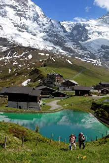 Kleine Scheidegg Switzerland Prints: View of Kleine Scheidegg