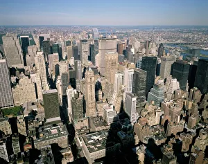 View northeast over city from Empire State building View northeast over city from Empire State building