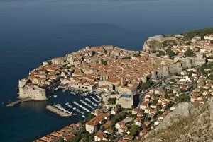Croatia Collection: View over the old town of Dubrovnik, UNESCO World Heritage Site, Croatia, Europe