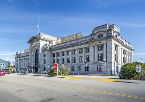 View of Pacific Central Station, Vancouver, British Columbia, Canada, North America View of Pacific Central Station, Vancouver, British Columbia, Canada, North America