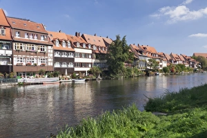 View over Regnitz River to Little Venice (Kleinvenedig), UNESCO World Heritage Site, Bamberg, Franconia, Bavaria, Germany, Europe View over Regnitz River to Little Venice (Kleinvenedig), UNESCO World Heritage Site, Bamberg, Franconia, Bavaria, Germany, Europe