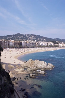 Mediterranean Coast Spain Prints: View of resort looking north