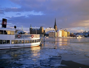 European Urban Landscape Prints: View of Riddar-Holmen