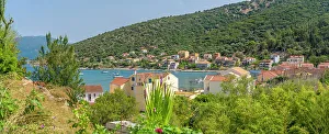 Ionian Islands Landscape Prints: View of rooftops and town from elevated position in Agia Effimia