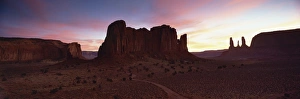 US National Parks And Monuments Prints: View towards The Three Sisters at dusk
