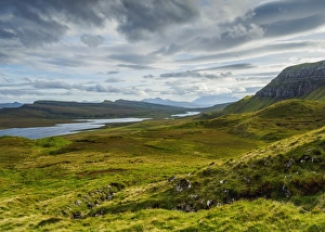 View from The Storr towards the Loch Leathan, Isle of Skye, Inner Hebrides, Scotland View from The Storr towards the Loch Leathan, Isle of Skye, Inner Hebrides, Scotland