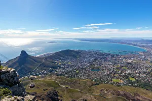 Table Mountain View Prints: View from Table Mountain, Cape Town, Western Cape Province, South Africa, Africa