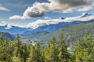 View of The Tsilxwm (Tantalus Mountain Range), British Columbia, Canada, North America View of The Tsilxwm (Tantalus Mountain Range), British Columbia, Canada, North America