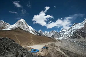 The last village on the Everest Base Camp trek lying at 5100m, Khumbu Region, Nepal The last village on the Everest Base Camp trek lying at 5100m, Khumbu Region, Nepal