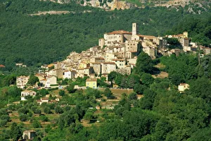 Village of Le-Bar-sur-Loup above the Loup Valley, Alpes-Maritimes, Provence Village of Le-Bar-sur-Loup above the Loup Valley, Alpes-Maritimes, Provence