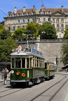 Central Europe Transportation Prints: Vintage trams