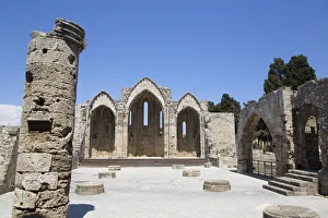 Virgin Mary of the Burgh Church, Rhodes Old Town, UNESCO World Heritage Site, Rhodes Virgin Mary of the Burgh Church, Rhodes Old Town, UNESCO World Heritage Site, Rhodes