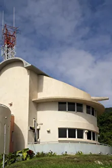 Prints of Volcano Observatory, Montserrat, Leeward Islands, West Indies, Caribbean, Central America Montserrat Prints: Montserrat Volcano Observatory Print