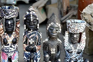 Voodoo statues on the Akodessawa Fetish Market, the worlds largest voodoo market Voodoo statues on the Akodessawa Fetish Market, the worlds largest voodoo market